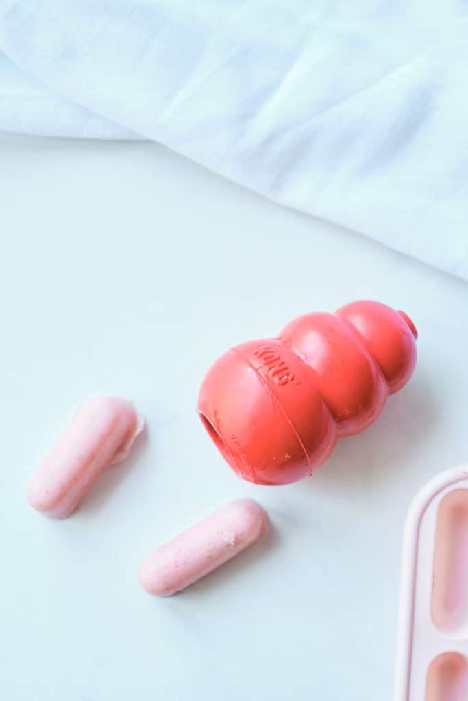 Easy Frozen Strawberry Banana Dog Treats It's A Vizsla